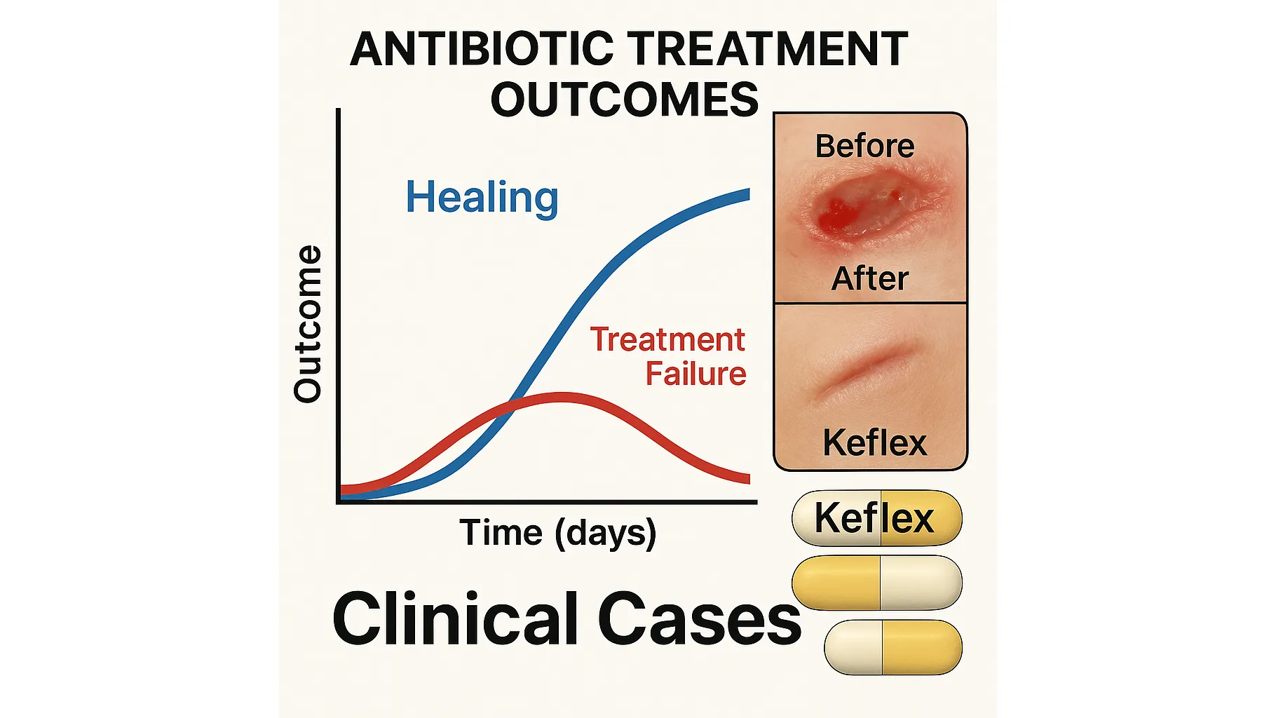 Antibiotic treatment outcomes