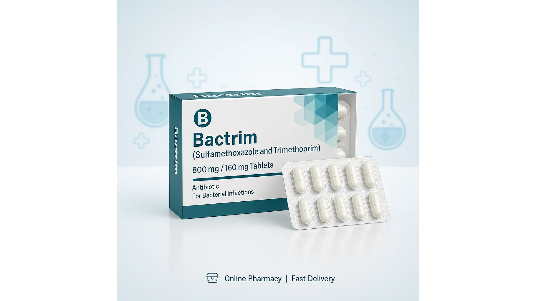 Bactrim (sulfamethoxazole-trimethoprim) antibiotic