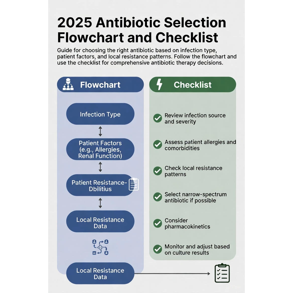 Antibiotic selection guide